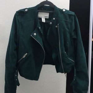 Bar lll Macys Brand Jacket/ Deep Green